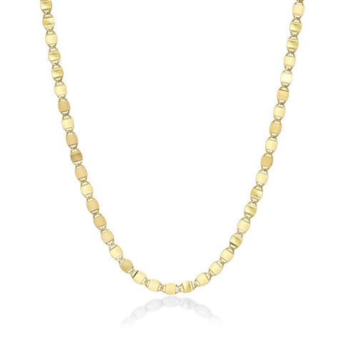 Dainty Valentino Chain - 10K Yellow Gold 2mm