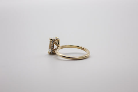 Evelyn – Cushion Cut Lab Diamond Engagement Ring
