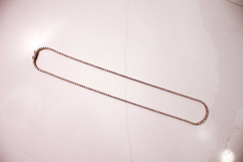 Classic Lab Grown Diamond Tennis Necklace